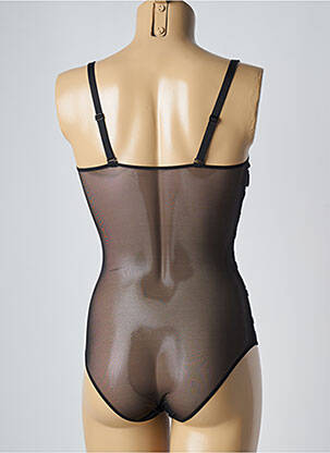 Body lingerie effet matière satinée noir SIMONE PERELE femme