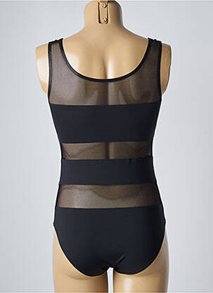 Body lingerie effet matière satinée noir IMPLICITE femme