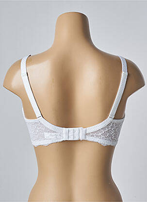 Soutien-gorge effet matière satinée haut soutien-gorge moulé blanc SIMONE PERELE femme