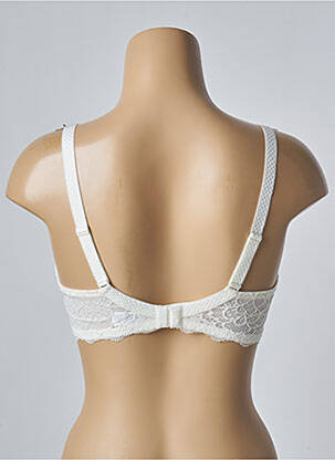 Soutien-gorge effet matière satinée haut soutien-gorge moulé blanc SIMONE PERELE femme