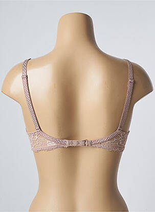 Soutien-gorge effet matière satinée haut soutien-gorge moulé marron SIMONE PERELE femme