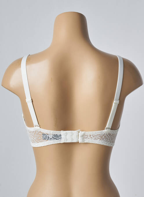 Soutien-gorge effet matière satinée haut soutien-gorge moulé beige IMPLICITE femme