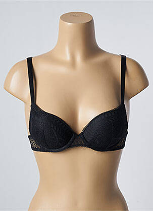 Soutien-gorge effet matière satinée haut soutien-gorge push-up noir PASSIONATA femme