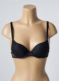 Soutien-gorge effet matière satinée haut soutien-gorge push-up noir PASSIONATA femme