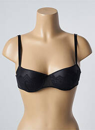 Soutien-gorge effet matière satinée haut soutien-gorge push-up noir PASSIONATA femme