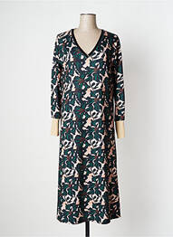 Robe longue manches longues manches longues noir EGO femme