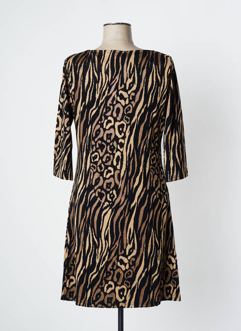 Robe mi-longue noir VEGAS pour femme