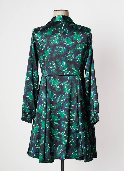 Robe mi-longue vert AN' GE pour femme
