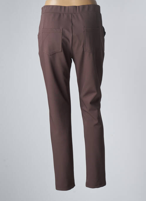 Pantalon slim marron HALOGENE pour femme