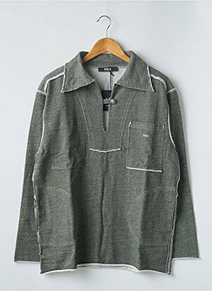 Sweat-shirt manches longues manches longues vert 12IA femme