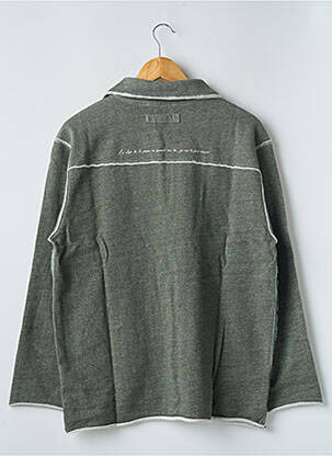 Sweat-shirt manches longues manches longues vert 12IA femme