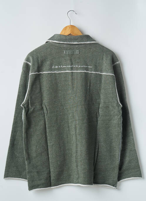 Sweat-shirt manches longues manches longues vert 12IA homme
