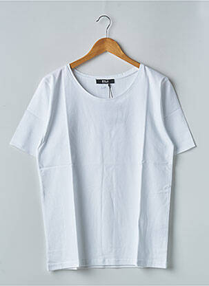 T-shirt stretch manches courtes blanc 12IA femme