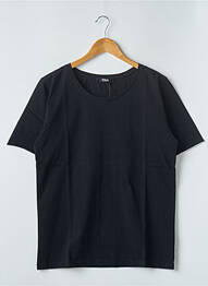 T-shirt stretch manches courtes noir 12IA homme