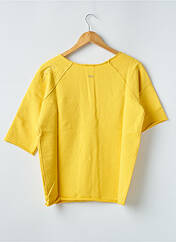 Sweat-shirt jaune 12IA pour femme seconde vue