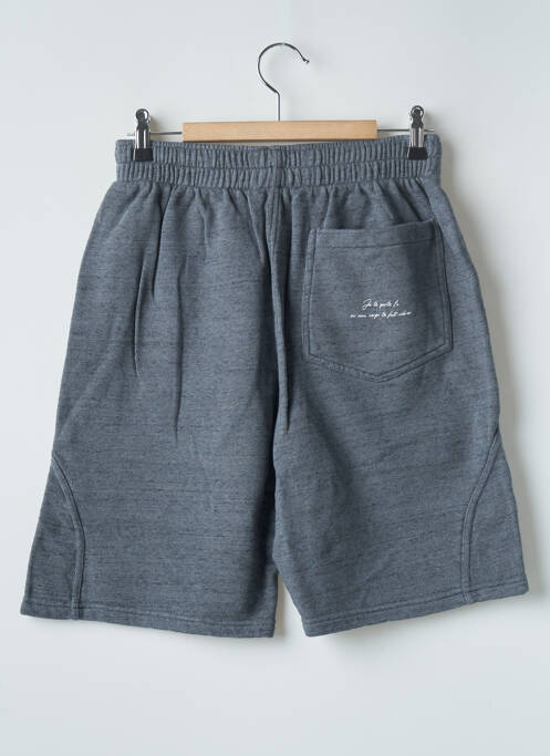 Bermuda taille élastique taille normale gris 12IA homme