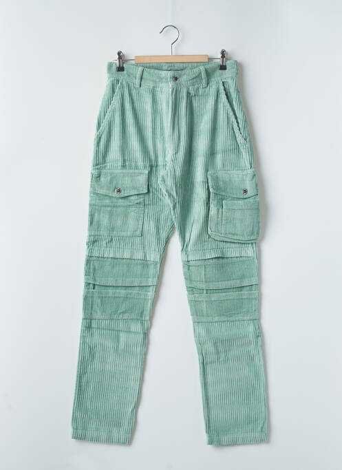 Pantalon cargo poches taille normale vert 12IA homme