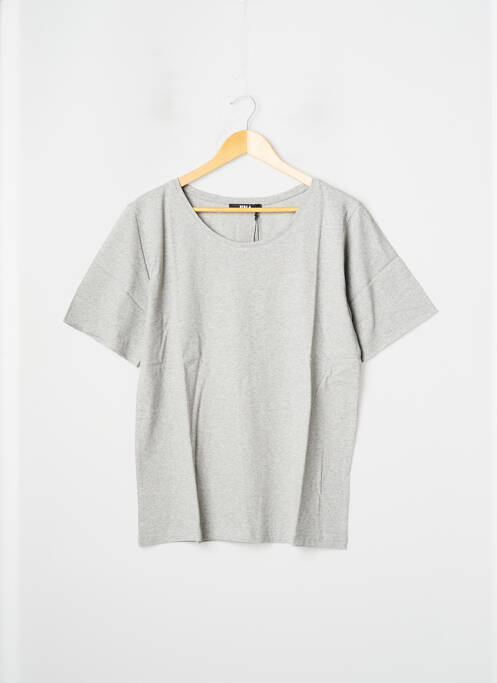 T-shirt stretch manches courtes gris 12IA homme