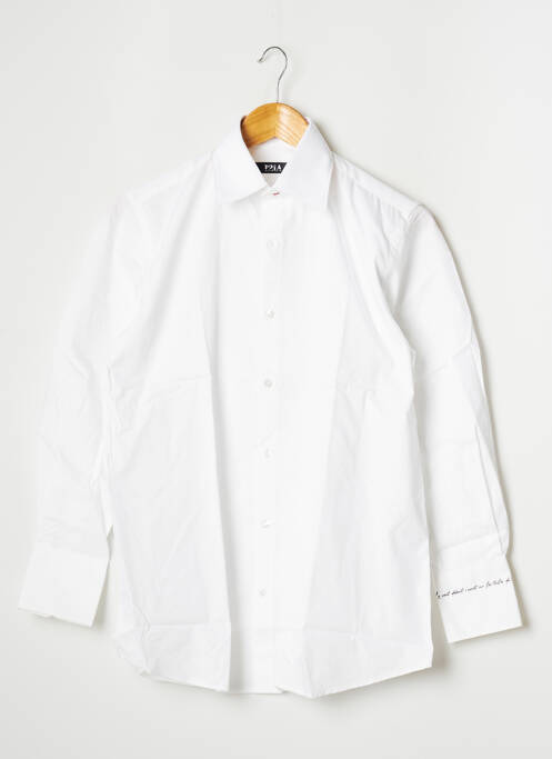 Chemise manches longues blanc 12IA pour homme