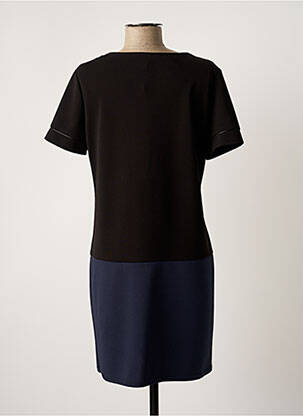 Robe courte manches courtes manches courtes noir FILLE A SUIVRE femme