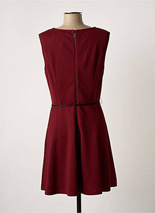 Robe mi-longue sans manche sans manche rouge JUS D'ORANGE femme