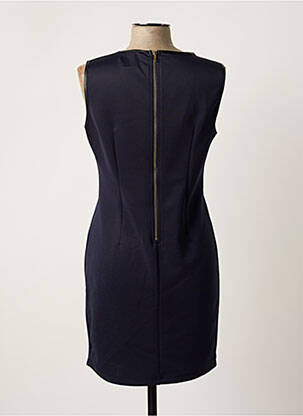 Robe courte sans manche sans manche bleu EXQUISS'S femme