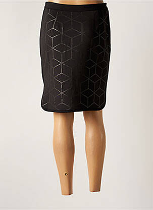 Jupe courte coupe droite noir BLACK MOJITO femme