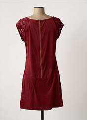 Robe courte rouge DAPHNEA pour femme seconde vue