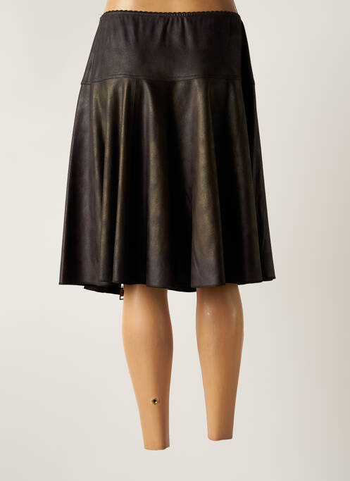 Jupe mi-longue noir VIOLETTE & SARAH femme