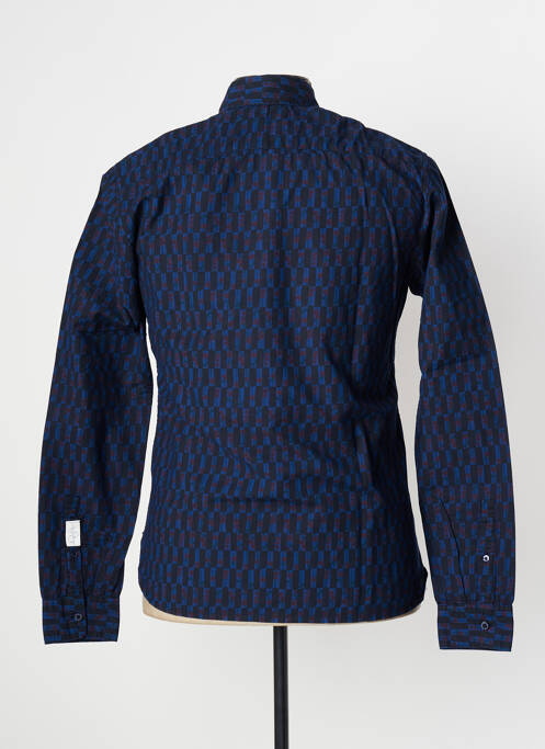 Chemise manches longues poches poitrine bleu SCOTCH & SODA homme