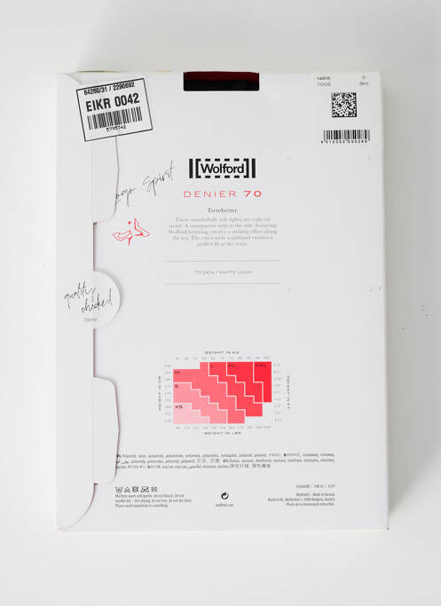 Collants noir WOLFORD femme