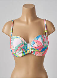 Haut de maillot de bain stretch haut bandeau rose MARIE JO femme