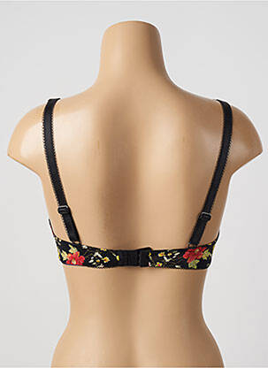 Soutien-gorge effet matière satinée haut soutien-gorge emboitant noir ANTIGEL femme