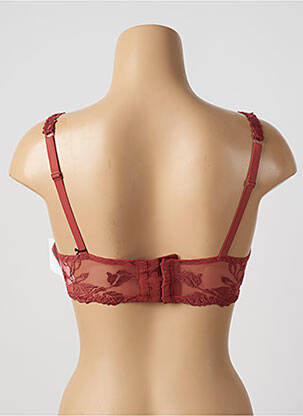 Soutien-gorge effet matière satinée haut soutien-gorge emboitant orange AUBADE femme