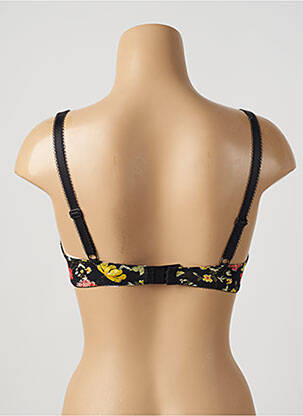 Soutien-gorge effet matière satinée haut soutien-gorge moulé noir ANTIGEL femme
