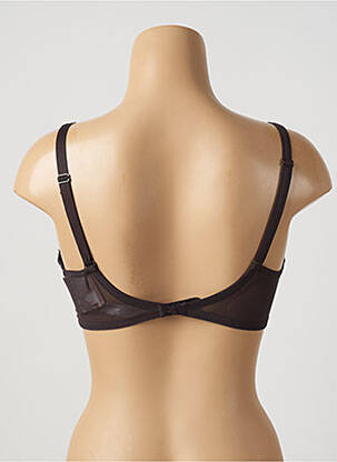 Soutien-gorge effet matière satinée haut soutien-gorge moulé marron PRIMADONNA femme