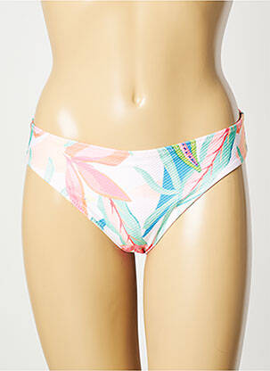 Bas de maillot de bain tissage texturé culotte rose MARIE JO femme