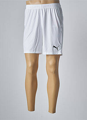 Bermuda taille élastique taille normale blanc PUMA homme
