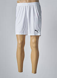 Bermuda taille élastique taille normale blanc PUMA homme