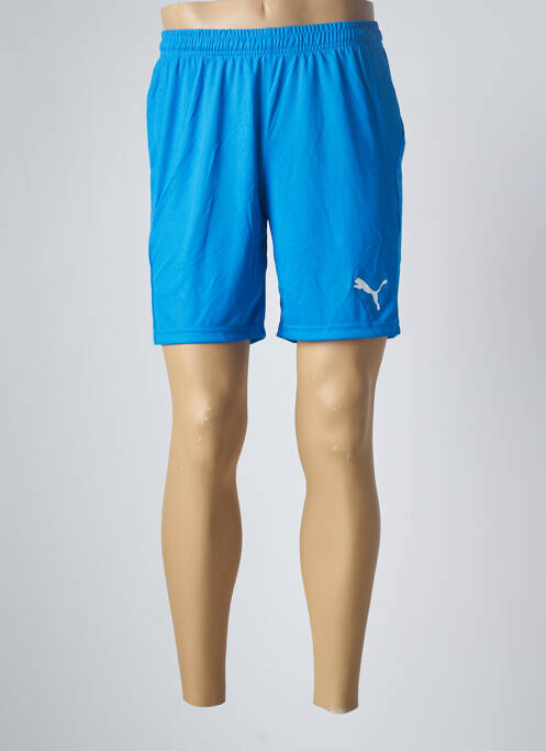 Bermuda taille élastique taille normale bleu PUMA homme