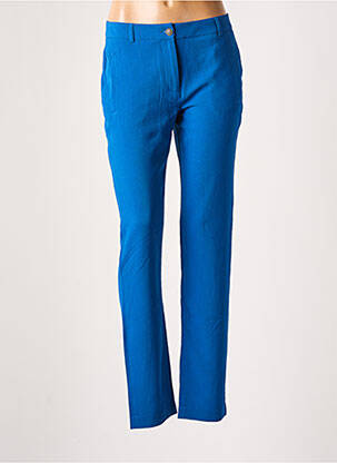 Pantalon slim taille normale taille normale bleu IKKS femme