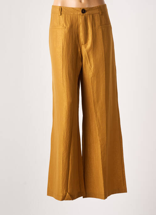 Pantalon large jaune I.CODE (By IKKS) pour femme