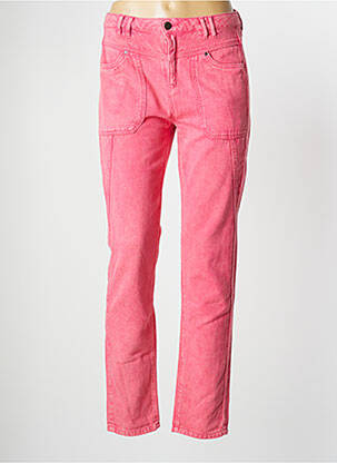 Pantalon 7/8 taille haute taille haute rose ONE STEP femme