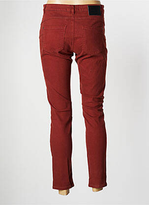 Jeans coupe slim slim taille basse orange ONE STEP femme