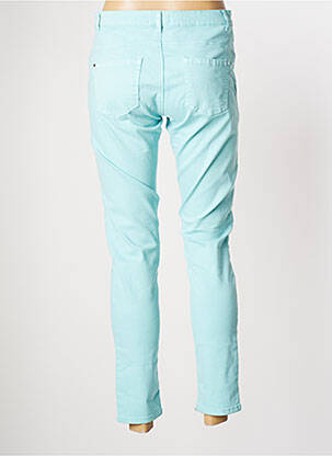 Pantalon 7/8 stretch taille basse bleu ONE STEP femme