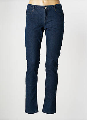 Jeans coupe slim slim taille basse bleu IKKS femme
