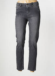 Jeans coupe slim slim taille normale gris IKKS femme