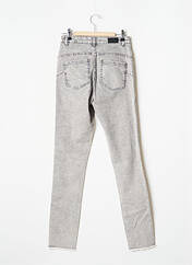 Jeans coupe slim gris IKKS pour femme seconde vue