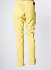 Jeans coupe slim jaune ONE STEP pour femme seconde vue