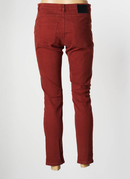 Jeans coupe slim slim taille basse orange ONE STEP femme